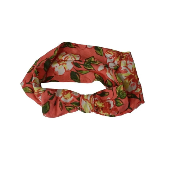 Little Lass 3 Piece Outfit Floral Top Green Shorts Headband Set Girls Size 4 - Picture 6 of 9